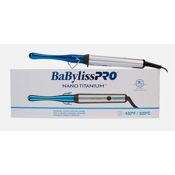 BaBylissPRO Nano Titanium Reverse Taper Wand